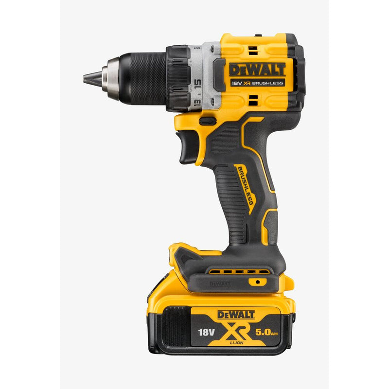 18V/2x5.0Ah XR PowerStack Drill Driver+Battery+Charger+TSTAK Case (DeWALT DCD800P2T-QW)