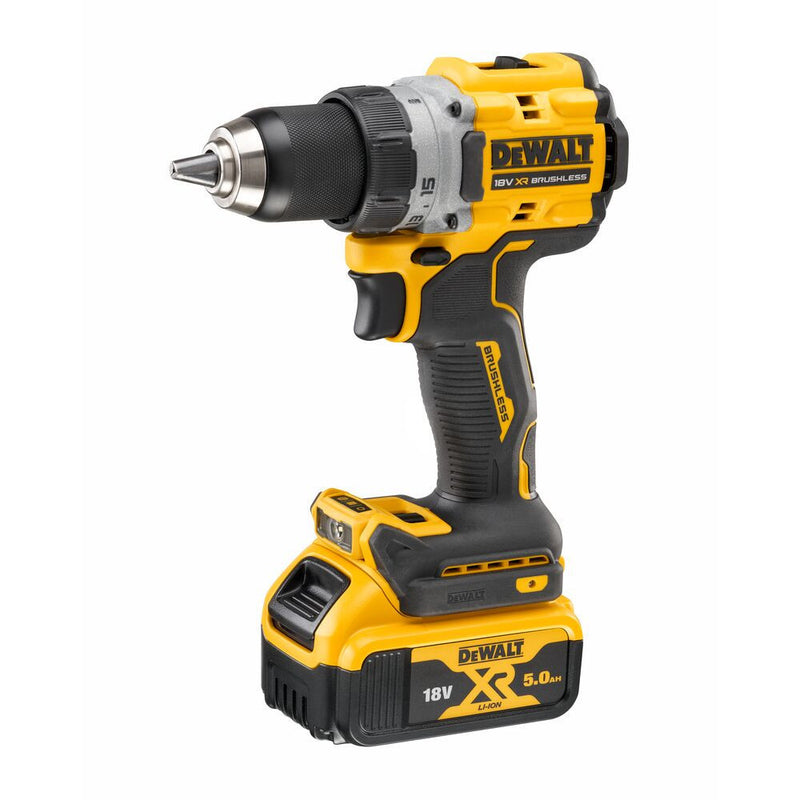 18V/2x5.0Ah XR PowerStack Drill Driver+Battery+Charger+TSTAK Case (DeWALT DCD800P2T-QW)