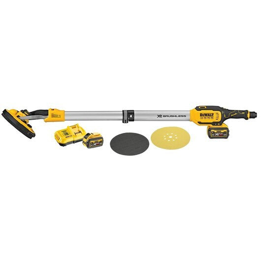 Gipszkarton csiszológép 225mm XR 18V‐2xFV6.0Ah (DeWALT DCE800T2-QW)