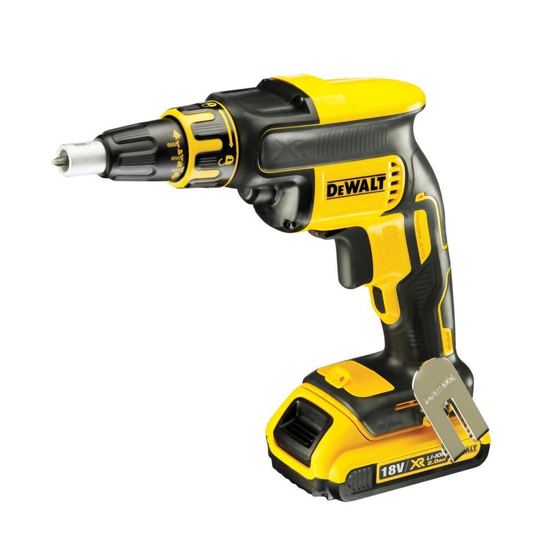 18V/2x2.0Ah Akkus XR Li-Ion gipszkartoncsavarozó akku, töltő, koffer (DeWALT DCF620D2-QW)