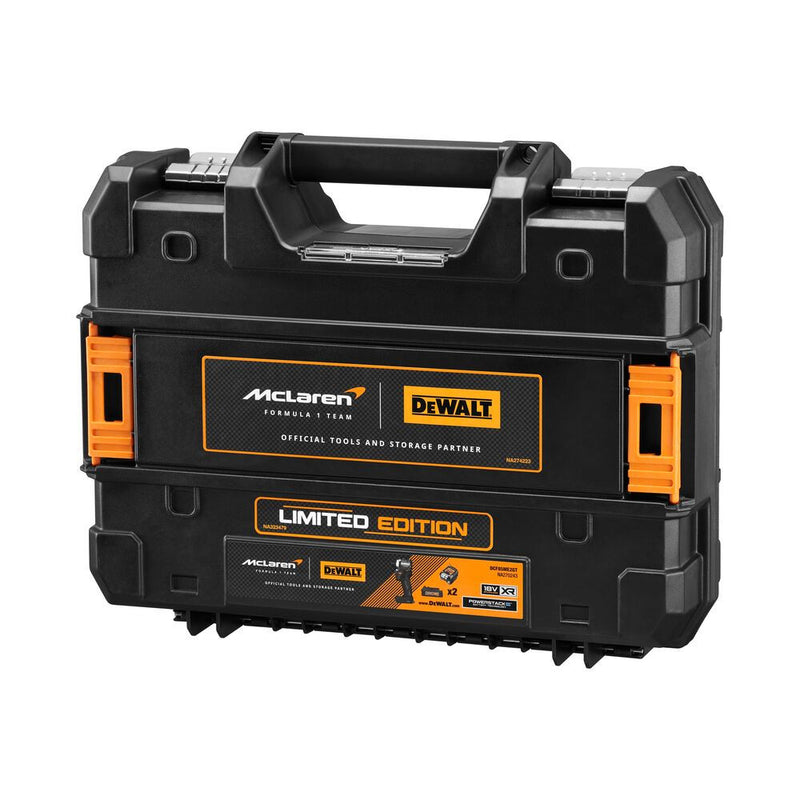 18V/2x1.7Ah XR McLaren PowerStack Compact Impact Driver with Battery, Charger in TSTAK Case (DeWALT DCF85ME2GT-QW)