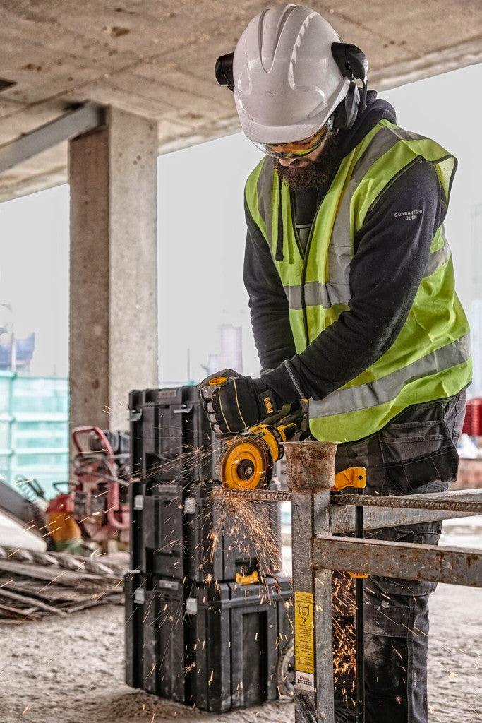 54V XR FLEXVOLT 125mm Akkus sarokcsiszoló - 2x6 Ah (DeWALT DCG418T2-QW)