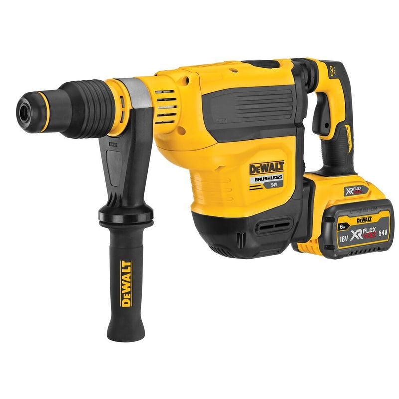 18V/2x9Ah 54V Cordless SDS-Max Rotary Hammer Brushless, in Case (DeWALT DCH614X2-QW)