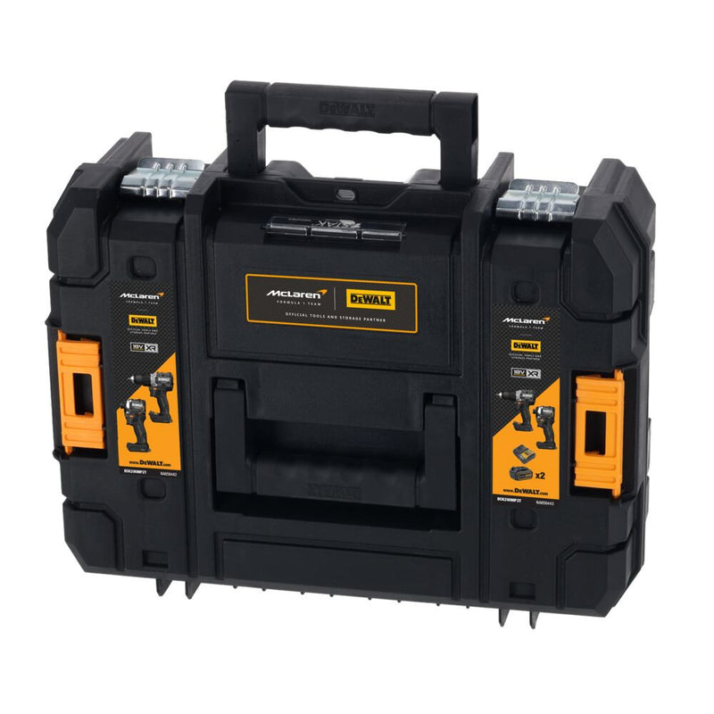18V/2x5 Ah XR McLaren Gépszett akkuval, töltővel TSTAK kofferben (DeWALT DCK200MP2T-QW)
