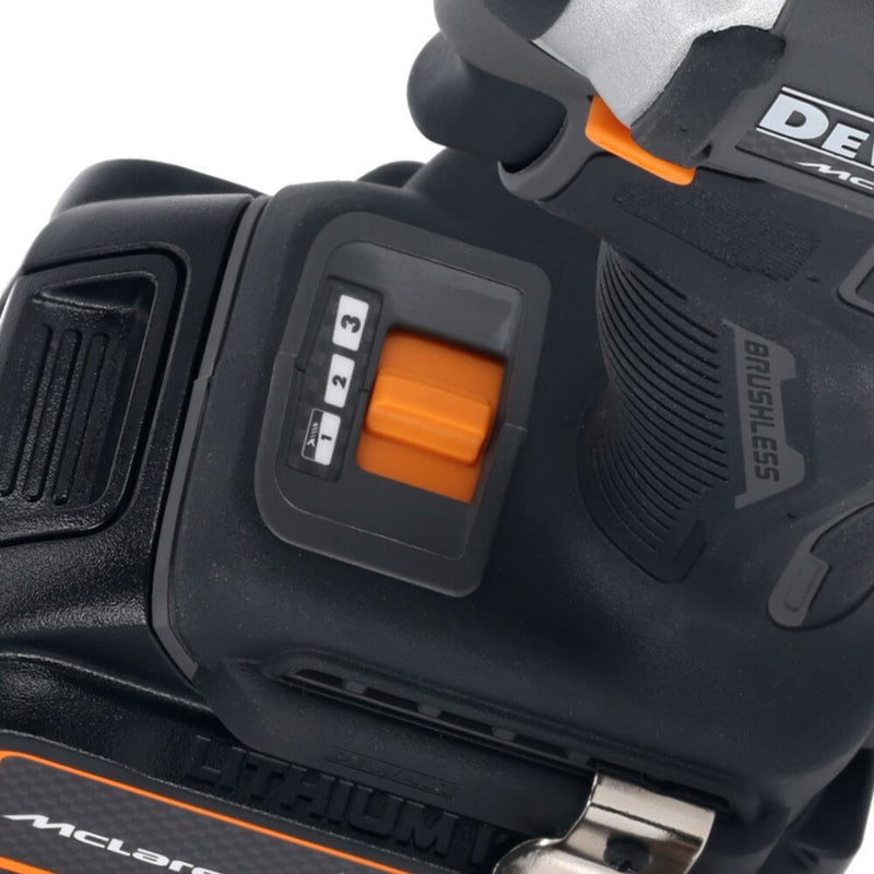18V/2x5 Ah XR McLaren Gépszett akkuval, töltővel TSTAK kofferben (DeWALT DCK200MP2T-QW)