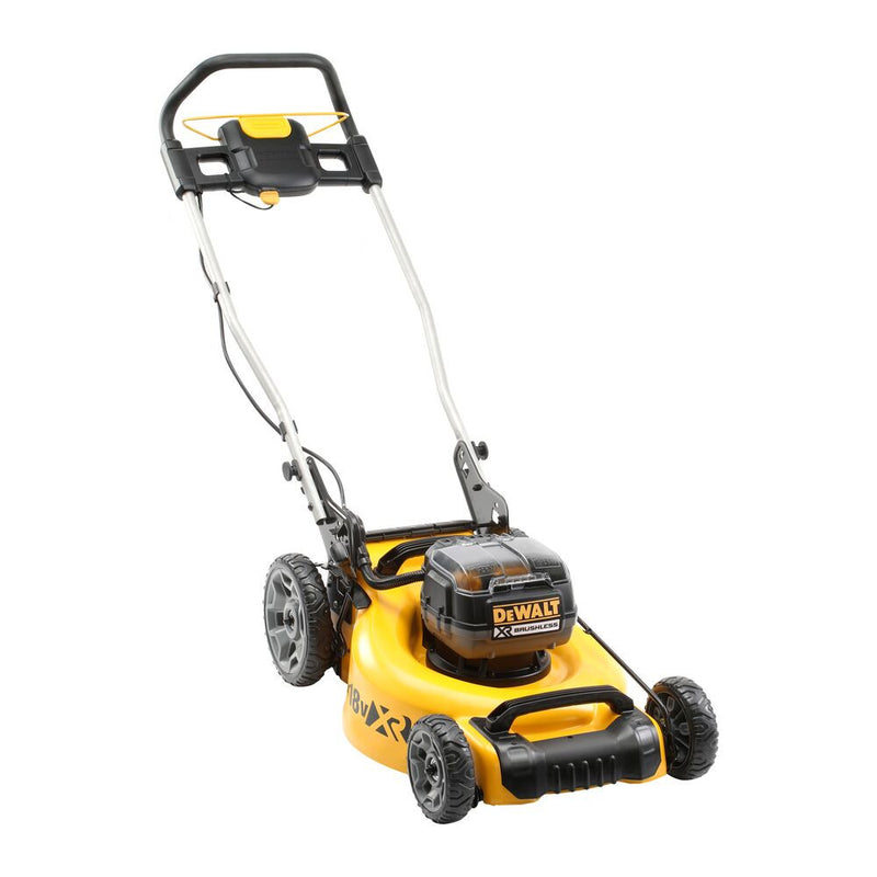 2x18V XR Lawnmower, with 2x5 Ah Batteries and 4A Charger (DeWALT DCMW564P2-QW)