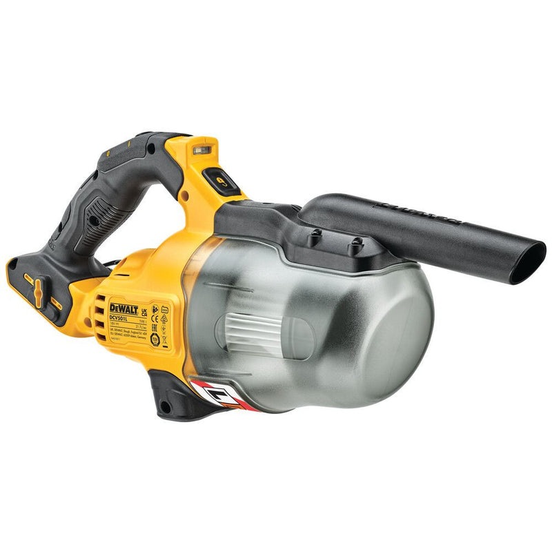 18V Akkus kézi porszívó (akku és töltő nélkül) (DeWALT DCV501LN-XJ)