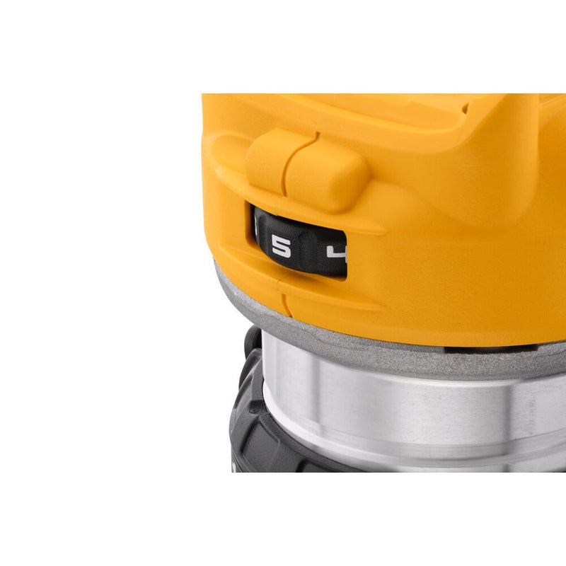 18V/2x5Ah Cordless Router, 8mm Collet, TSTAK (DeWALT DCW604P2-QW)