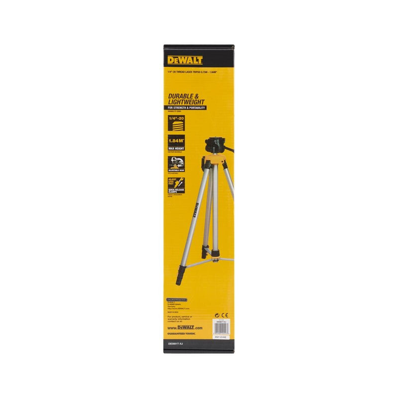 Three-leg aluminum tripod for laser (DeWALT DE0881T-XJ)