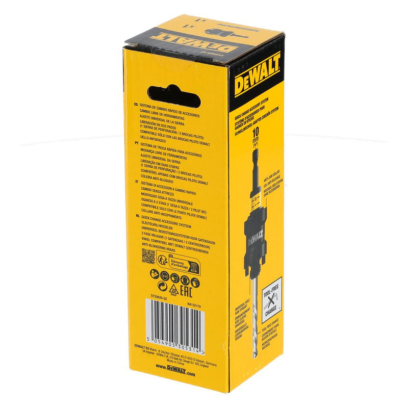 EXTREME Ø32–210 mm-es körkivágó felfogó (DeWALT DT20626-QZ)