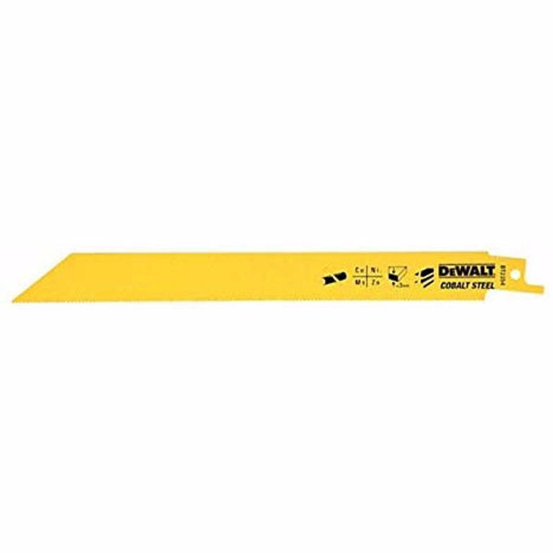 BI-METAL Metal Cutting Cobalt Reciprocating Saw Blade 203mm - 5 pcs/pack (DeWALT DT2354-QZ)