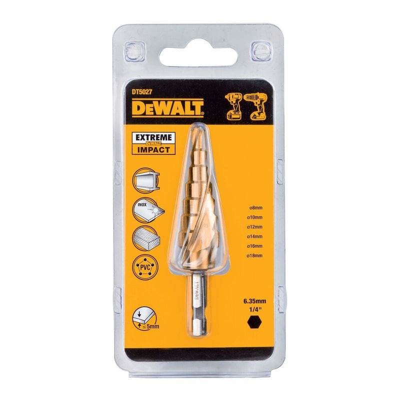 Step Drill Bit 6-18mm (DeWALT DT5027-QZ)