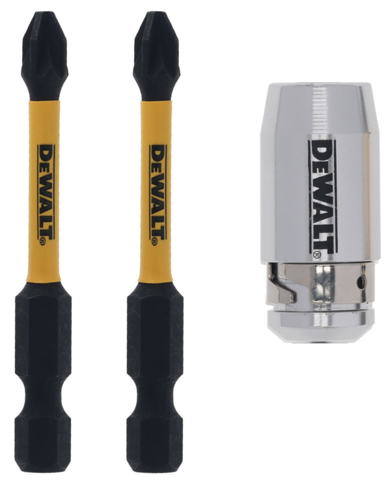 2xPh2 50mm IR Torsion screwdriver bit + bit holder (DeWALT DT70536T-QZ)