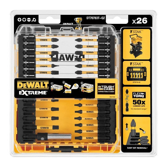 Bit készlet 26db-os (DeWALT DT70783T-QZ)