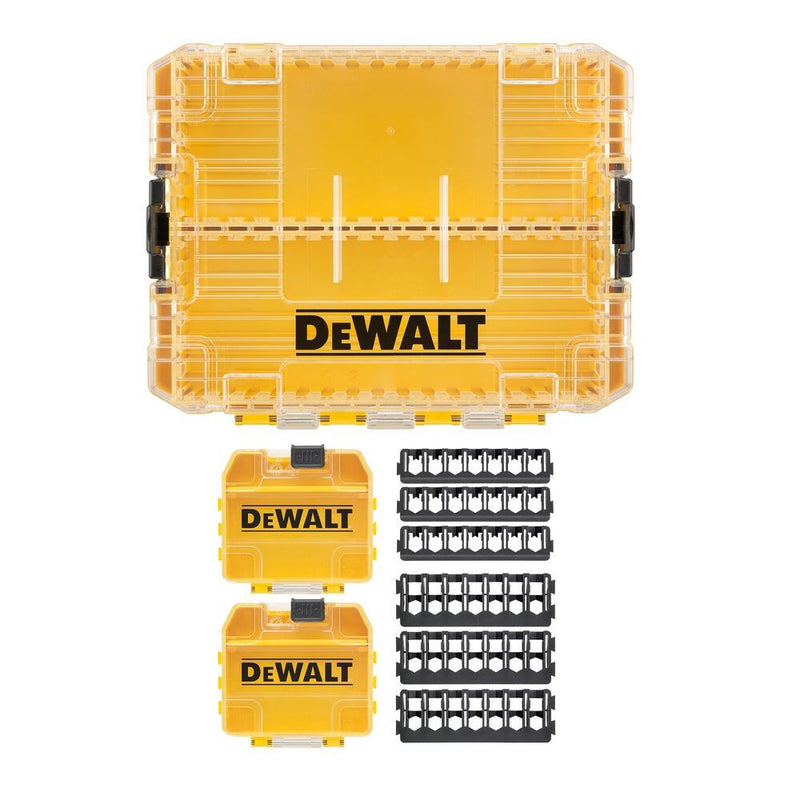 TOUGHCASE Közepes tároló kis tárolókkal (DeWALT DT70803-QZ)