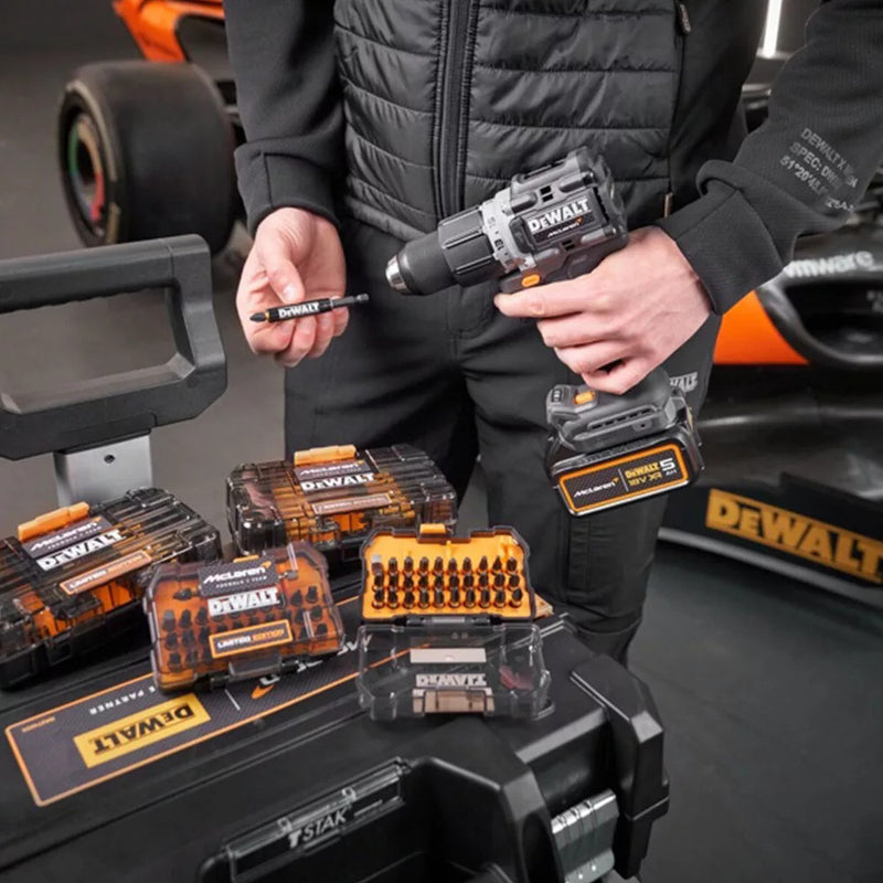 MCLAREN FLEXTORQ Bitkészlet TOUGH CASE-ben, 28db-os + Impact Ready bittartó (DT70902T-QZ)