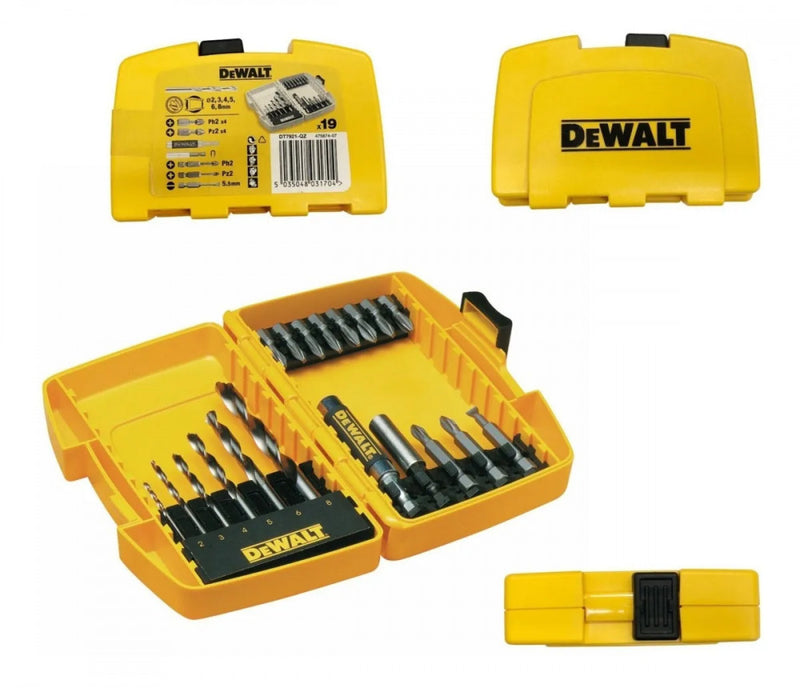 EXTREME Metal Drill Bit and Screwdriver Bit Set, 19-piece (DeWALT DT7921B-QZ)