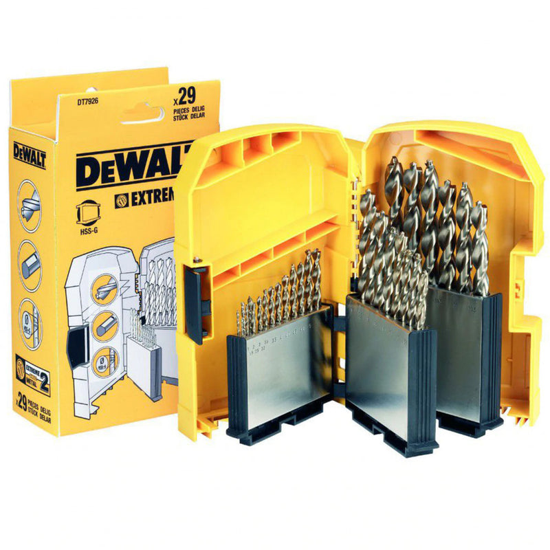 EXTREME Fémfúrószár készlet, 29db-os (DeWALT DT7926-XJ)