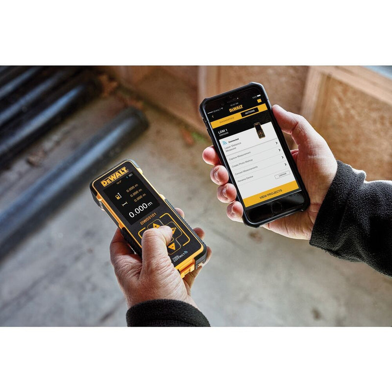 Távolságmérő lézer 100m (TOOL CONNECT) (DeWALT DW03101-XJ)