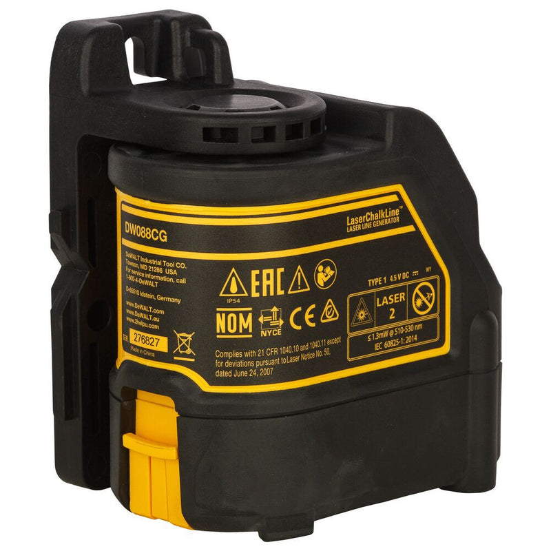 Keresztszálas vonallézer kofferben (zöld) (DeWALT DW088CG-XJ)