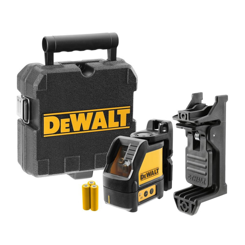 Keresztszálas önbeálló vonallézer piros, kofferben (DeWALT DW088K-XJ)