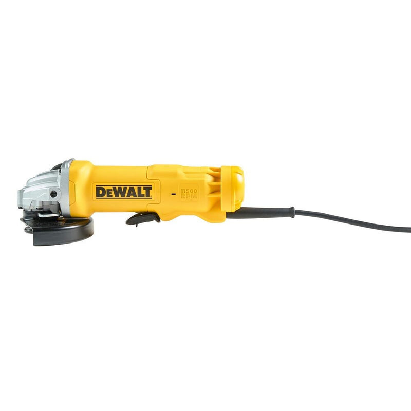 Ø125mm Sarokcsiszoló, 1400W, biztonsági kapcsolóval (DeWALT DWE4233-QS)