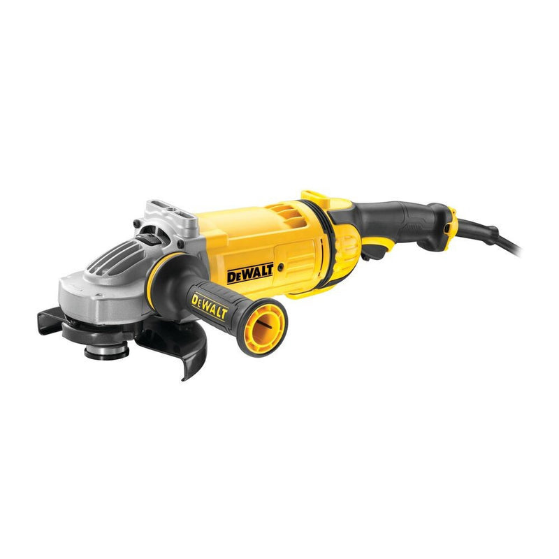 Ø180mm Angle Grinder, 2400W, with safety switch (DeWALT DWE4557-QS)