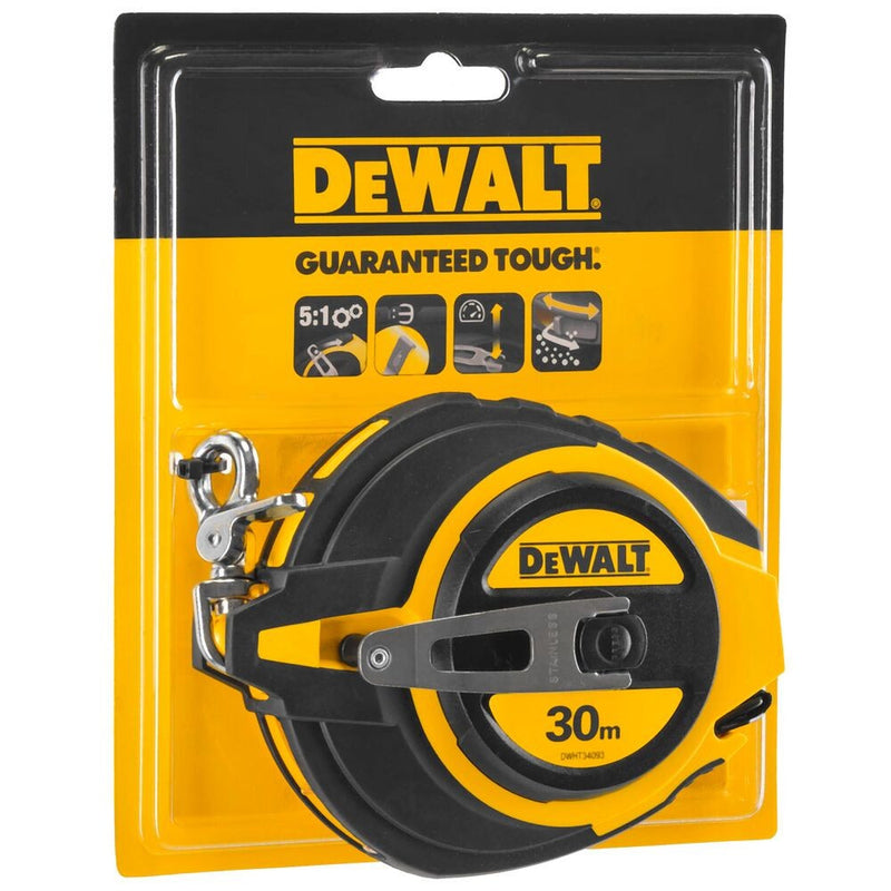 Long Steel Tape Measure 30m x 19mm (DeWALT DWHT0-34093)