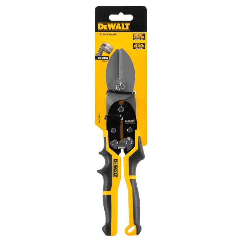3 Pengés lemezvágó olló HVAC 3 (DeWALT DWHT14687-0)