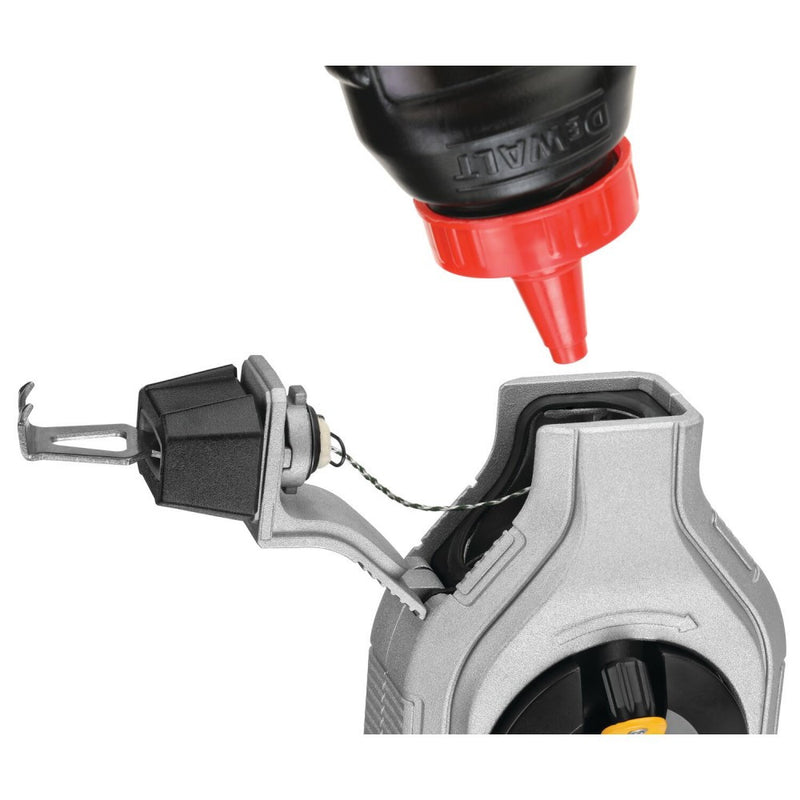 Chalk Line, Red Chalk, 6:1 Gear Ratio, 30m (DeWALT DWHT47408-0)