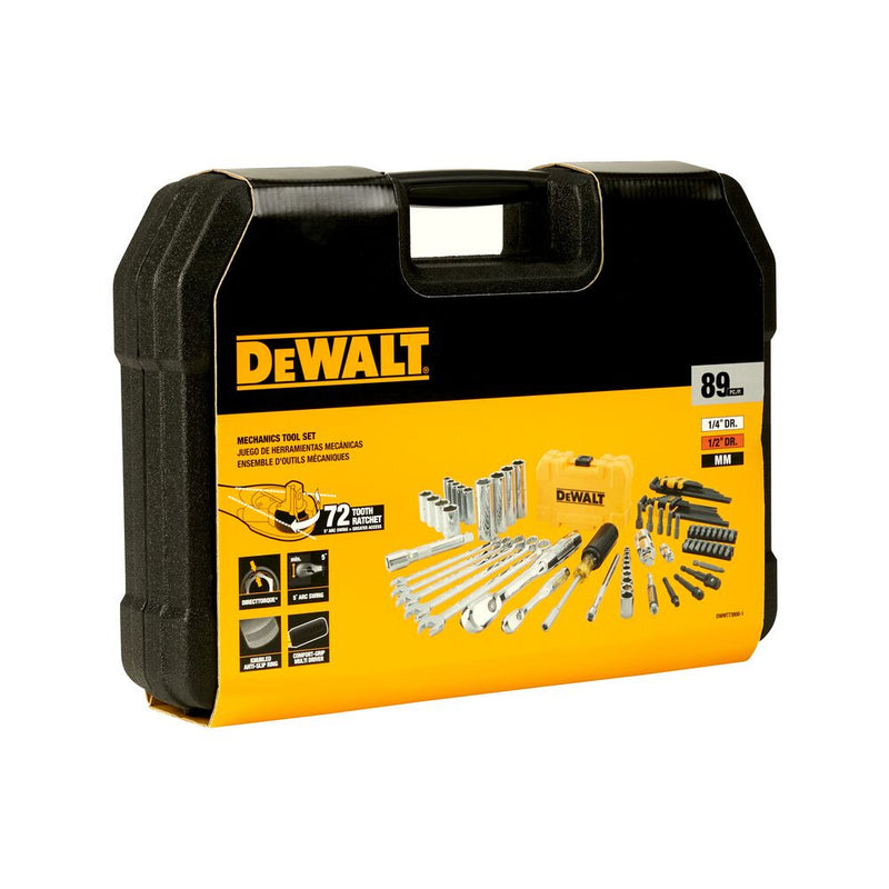 Szerszám készlet, Dugókulcs készlet, 89 db-os (DeWALT DWMT73800-1)
