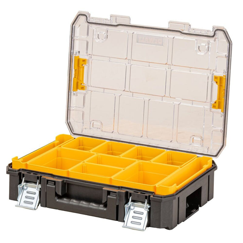 TSTAK V, Átlátszó fedelű szervezhető cserélhető tároló rekeszekkel (DeWALT DWST82968-1)