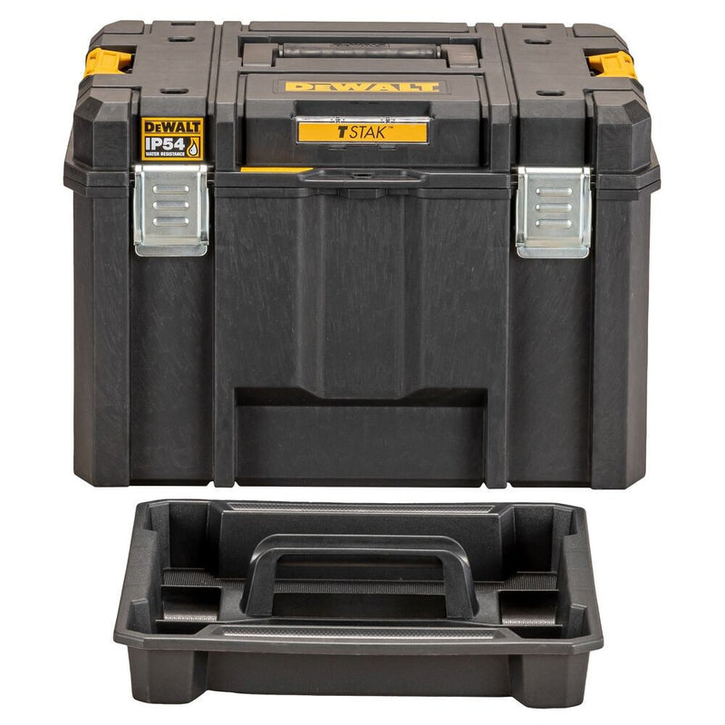 TSTAK VI - 23L-es nagy térfogatú tárolóegység kivehető tálcával (DeWALT DWST83346-1)