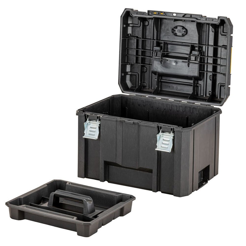 TSTAK VI - 23L-es nagy térfogatú tárolóegység kivehető tálcával (DeWALT DWST83346-1)