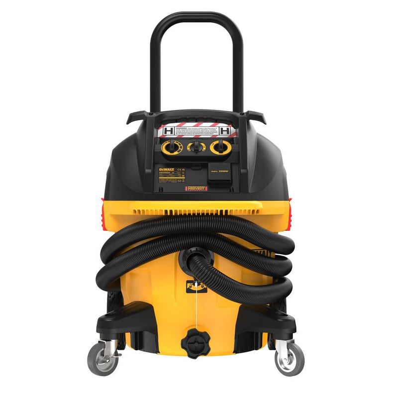 2200/1400W Ipari porszívó H-osztályú, 38 Literes (DeWALT DWV905H-QS)