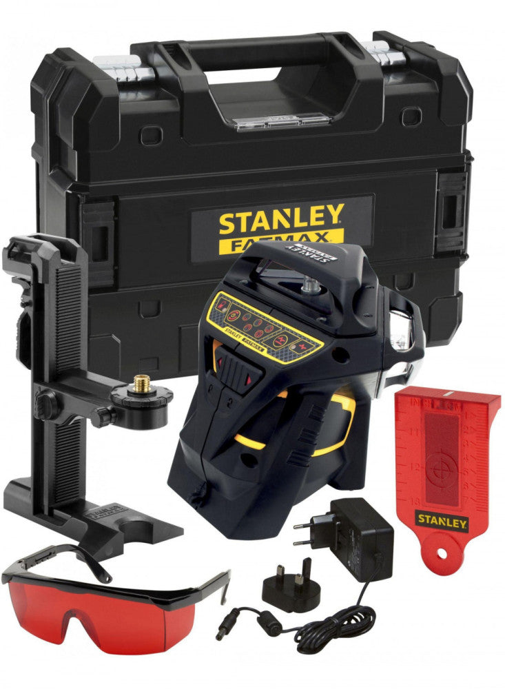 FATMAX X3G Többvonalas 30/50m lézer szett kofferben- Vörös (STANLEY FMHT1-77357)