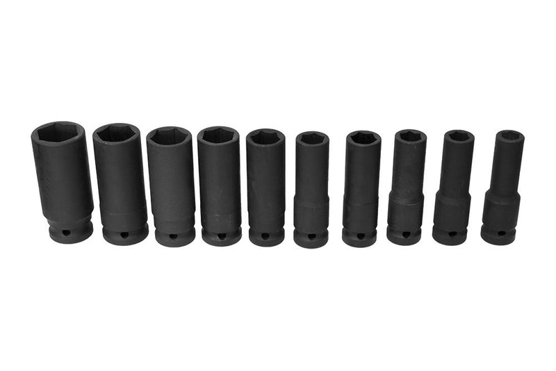1/2" Impact Socket Set 10pc (7/16-1.1/16" L: 78mm) (JQ-78-12-10set-SAE)