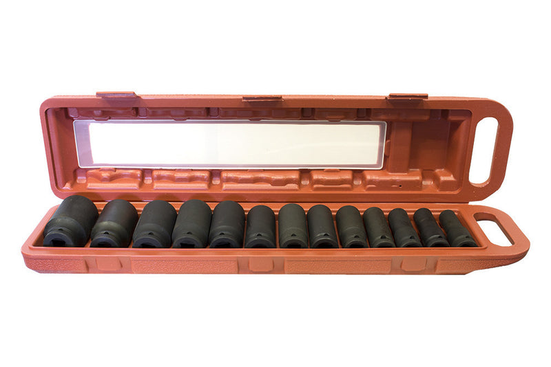 1/2" Gépi Dugókulcs 13db-os készlet (7/16-1.1/4", L: 78mm) (JQ-78-12-13set-SAE)