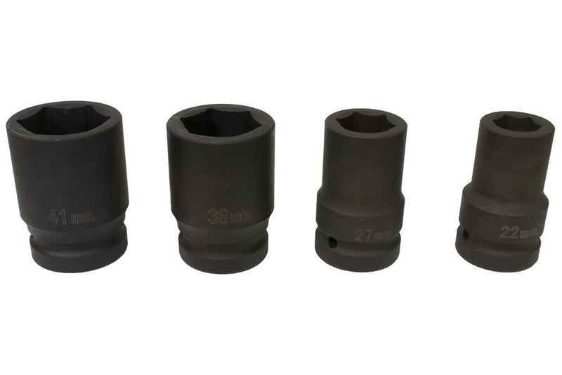 1" Gépi Dugókulcs 4db-os készlet (L: 80mm; 22, 27, 38, 41mm) (JQ-80-1-4set)