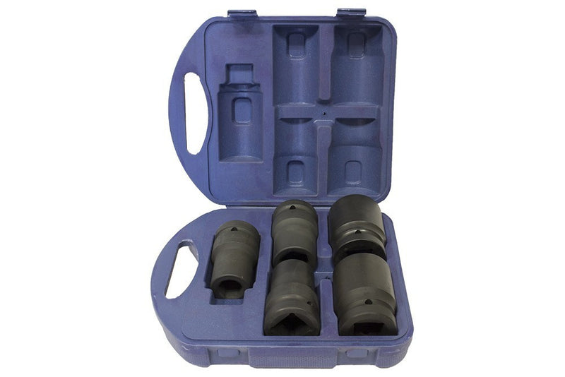1" Gépi Dugókulcs 5db-os készlet (L: 80mm; 22, 24, 27, 38, 41mm) (JQ-80-1-5set)