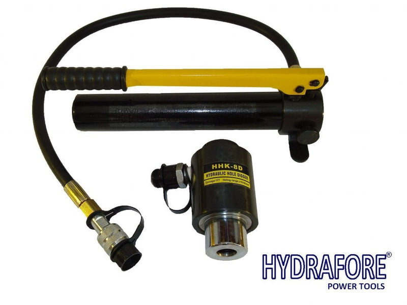 Hidraulikus lyukasztó cserélhető fejjel (11T, Ø22-60 mm) (K-8D)