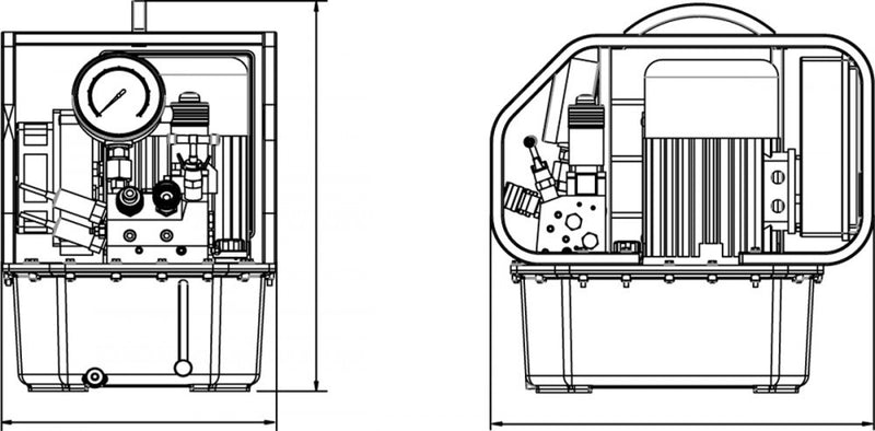 Robbanásbiztos (ATEX) elektromos tápegység hidraulikus nyomatékkulcshoz - WREN Hydraulic (KLW4010EXII)