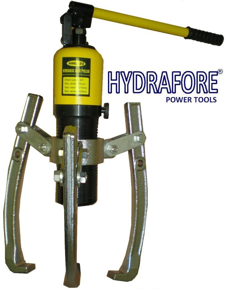 Hydraulic puller, with integrated hydraulic power unit, 2-3 jaw (30T, 150-400mm) (L-30)