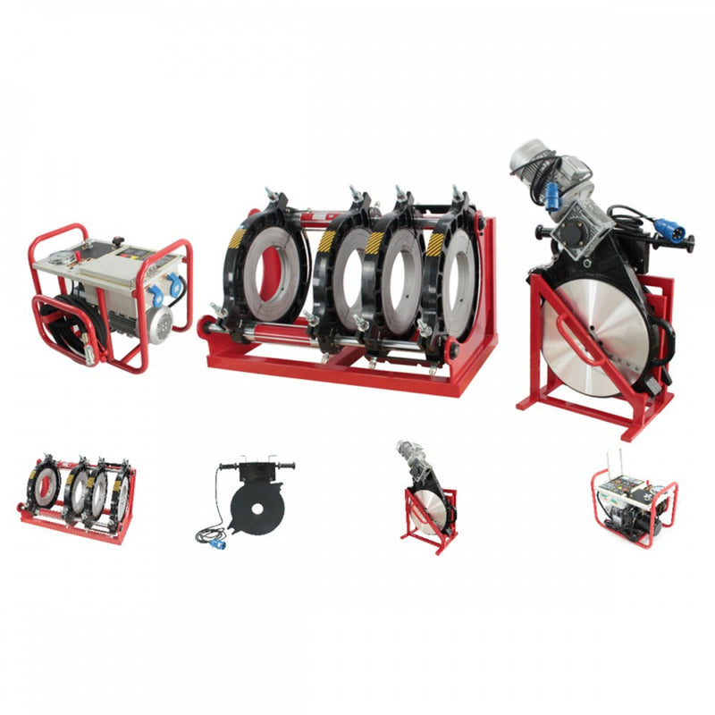 HD-PE (KPE) Pipe Welding Machine, Dn400-630mm, 12.2KW/380V (LHC630)