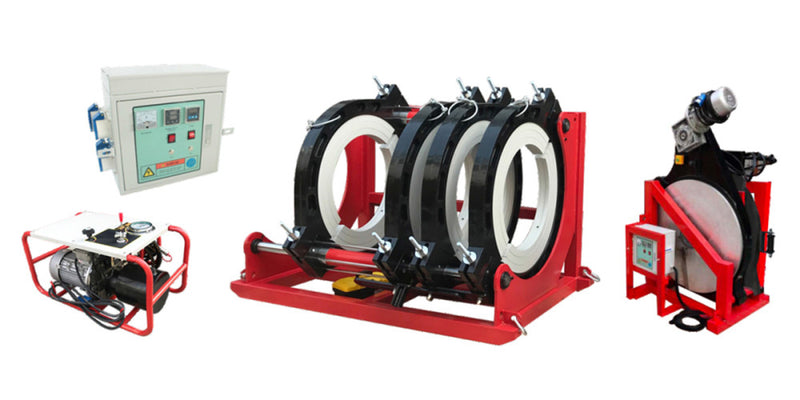 HD-PE (KPE) csőhegesztő gép, Dn630-800mm, 15.1KW/380V (LHC800)