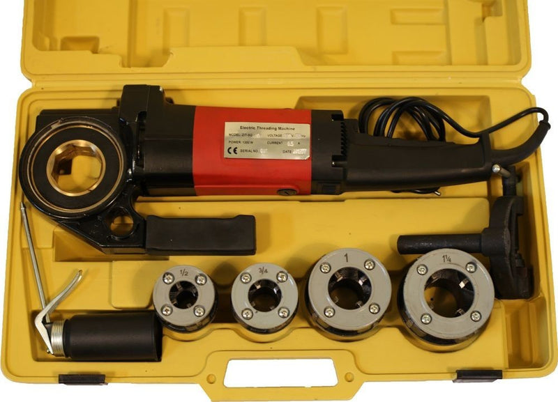 Elektromos kézi csőmenetmetsző BSPT (1/2";  3/4";  1";  1.1/4") 220V/1350W (P30B)