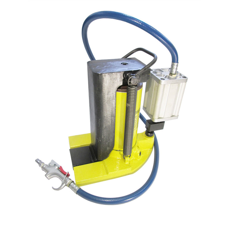 Air-powered hydraulic bottle jack (10T, 150mm) (QD-10Q)