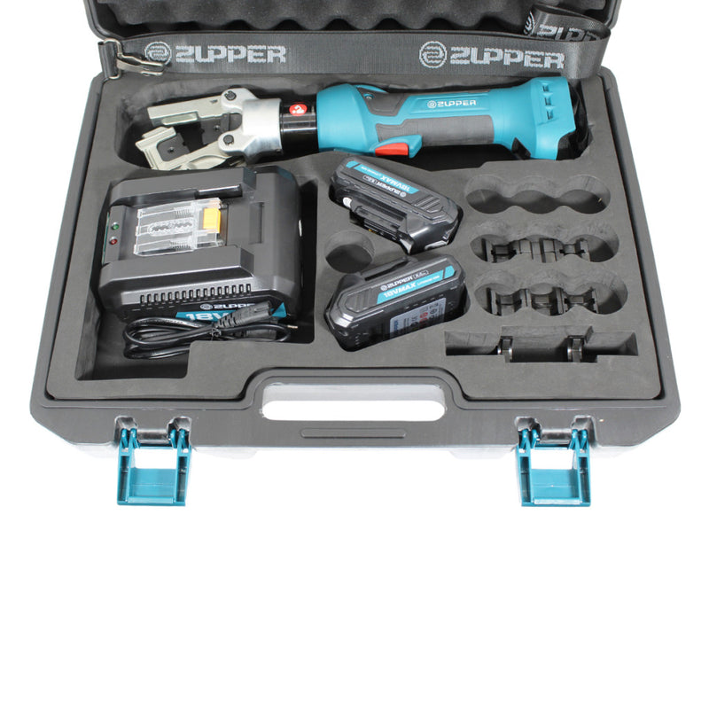 Cordless cable lug crimping tool, crimper (5T/10-240mm2) 18V/2x2.0Ah (ZUPPER SL-240)