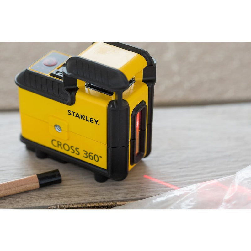 SLL360 Keresztlézer, Tripod, Táska – Vörös (STANLEY STHT77640-1)