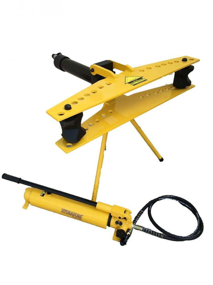Hydraulic Pipe Bender - External Hand Pump (20T, 1/2"-3"; 21.5-88.5mm) (W-3F)